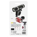 Svetlo na bicykel SET 1+3x LED, na 3+2x AAA, predné+zadné
