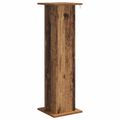 vidaXL Stojan na rastliny 2 ks Staré drevo 30,5 x 30 x 100,5 cm
