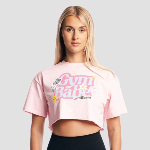Dámske tričko GymBabe Cherrybloom - GymBeam, veľkosť L