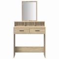 vidaXL Toaletný stolík Sonoma dub 79 x 41 x 140 cm Kompozitné drevo