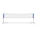 vidaXL Bedmintonová sada siete a košíkov, 500x155 cm