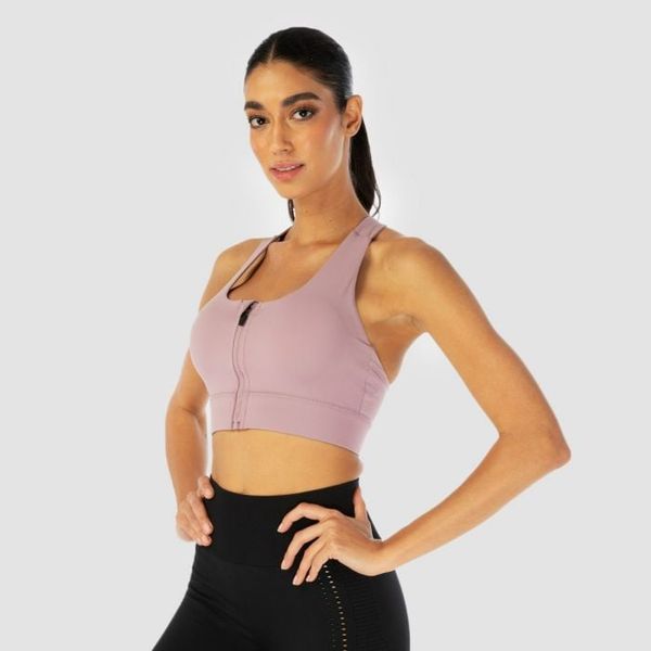 Športová podprsenka Zip Up Elderberry - SQUATWOLF, veľkosť S
