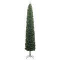 vidaXL Úzky vianočný stromček so stojanom 300 cm PVC