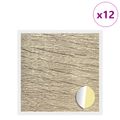 vidaXL Samolepiaci obal na skrutky 12 ks Sonoma dub Ø 20 x 0,5 mm