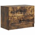 vidaXL Nočný stolík Dymový dub 62 x 34,5 x 44,5 cm Kompozitné drevo