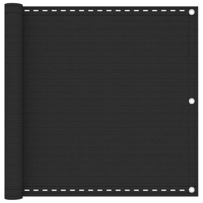 vidaXL Balkónová markíza z HDPE 90x600 cm, antracitová