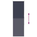 vidaXL Zatemňovacia roleta námornícka modrá 45x130 cm šírka látky 40,7 cm polyester