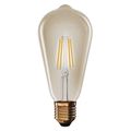 LED žiarovka Vintage ST64 / E27 / 4,5 W (40 W) / 420 lm / teplá biela