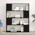 vidaXL Zostava TV skriniek 100 x 24 x 124,5 cm Čierny dub