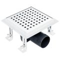 vidaXL Sprchový odtok 15x15 cm nehrdzavejúca oceľ