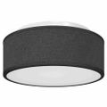 vidaXL Stropná lampa so bodmi Čierna 30 x 30 x 13,5 cm látka