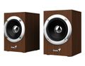 GENIUS repro SP-HF280/ 2.0/ 6W/ dřevěné/ barva dřevo Reproduktory, 2.0, 6W, USB napájení, 3,5mm jack, drevené, hnedé