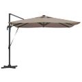 vidaXL Slnečník 286 x 284 x 270 cm Hliník a polyester Obdĺžnikový