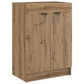 vidaXL Kúpeľňová skrinka pod umývadlo Dub artisan 78,5 x 37,5 x 81 cm