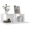 vidaXL TV skrinky 4 ks, biele 80x30x30 cm, kompozitné drevo