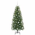 vidaXL Umelý vianočný stromček Zelená 150 cm PE a PVC