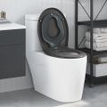 vidaXL WC sedadlo Antracit 47 x 37 x 4 cm Duroplast