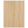 vidaXL Vysoká skrinka dub sonoma 69,5x34x180 cm spracované drevo