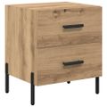 vidaXL Nočný stolík Remeselný dub 40 x 35 x 47,5 cm Kompozitné drevo