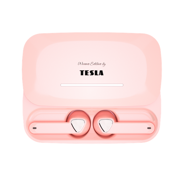 TESLA Sound EB20 Bezdrôtové Bluetooth slúchadlá - Blossom Pink - rozbalené
