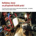 LED reflektor EMOS ZS2833 ACCO nabíjateľný prenosný, 50W, studená biela