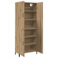 vidaXL Highboard 2 ks Remeselný dub 69,5 x 34 x 180 cm