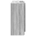 vidaXL Recepčný stôl sivý dub sonoma 200x50x103,5 cm kompozitné drevo