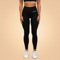 Dámske legíny Breeze Black - BeastPink, veľkosť XS, 75 % nylon, 25 % elastane