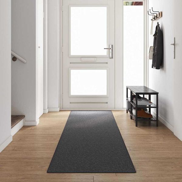 vidaXL Behúň koberec Tmavo šedá 80 x 500 cm 100% polypropylén