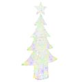 vidaXL Vianočný stromček 240 LED Viacfarebný 180 cm Akryl