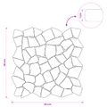 vidaXL Mozaikové dlaždice Svetlosivá 30 x 30 cm Mramor