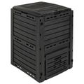 vidaXL Záhradný kompostér Čierna 59,5 x 60 x 81,5 cm 280 l 100% PP
