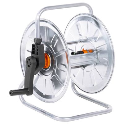 vidaXL Hadicový bubon nástenný pre 50 m 1/2" hadicu oceľ
