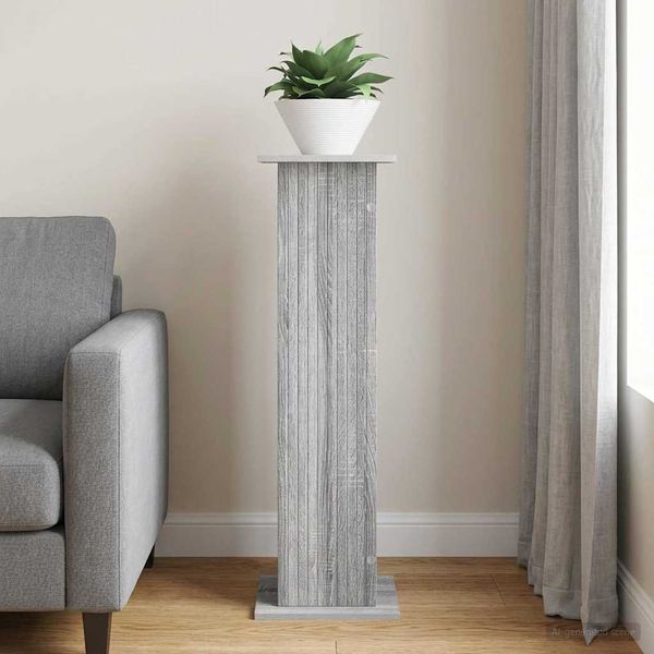 vidaXL Stojan na rastliny Sivá sonoma 30,5 x 30 x 100,5 cm