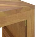 vidaXL Konzolový stolík 110x35x75 cm Teakové masívne drevo