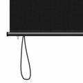 vidaXL Roleta Čierna 100 x 250 cm Textil a hliník