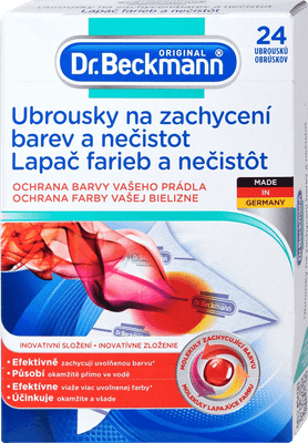 DR. BECKMANN Lapač farieb a nečist.s mikrovl. 29g, 24ks