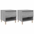 vidaXL Nočné stolíky 2 ks sivý dub sonoma 50x46x50 spracované drevo