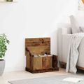 vidaXL Úložné boxy staré drevo 30x50x28 cm kompozitné drevo