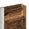 vidaXL toaletný stolík so zrkadlom Old Wood 74,5x40x141 cm