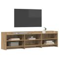 vidaXL TV skrinka 168 x 33 x 47 cm Dub artisan Kompozitné drevo