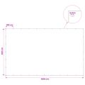 vidaXL Plachta s očkami Biela 6 x 10 m 90 gsm PE