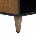 vidaXL TV skrinka Hnedá 100 x 33,5 x 46 cm Masívne mango drevo