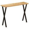 vidaXL Konzolový stolík so živou hranou 105x33x76cm mangovníkový masív
