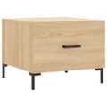 vidaXL Konferenčné stolíky 2 ks dub sonoma 50x50x40cm kompozitné drevo