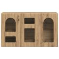 vidaXL Servírovacia skriňa ELST Remeselný dub 100 x 35 x 59 cm