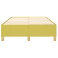 vidaXL Posteľný rám s boxspringom zelená 120x200 cm látka