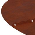 vidaXL vhodný pre plochý stromový krúžok Hrdzavý Ø40/70 cm