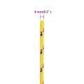 vidaXL Lodné lano žlté 6 mm 25 m polypropylén