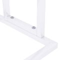 vidaXL Voľne stojaci stojan na uteráky biely 48x24x78,5 cm železo